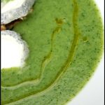 Soupe de brocoli et sainte-Maure