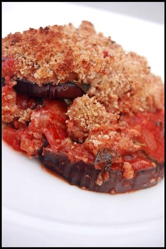 Aubergine parmigiana