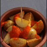 Patatas bravas et chorizo au vin rouge Tapas