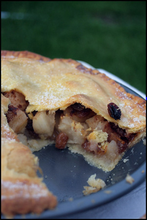 Banbury apple tart (tarte aux pommes anglaise)