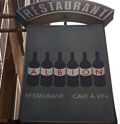 Restaurant Albion à Paris