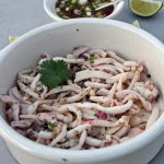 Calamars au mélange de sel maldon et poivre
