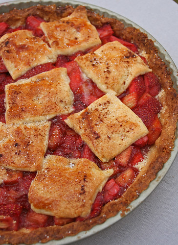 Patchwork pie de fraises