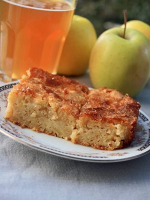 Dorset apple cake (gâteau anglais aux pommes)